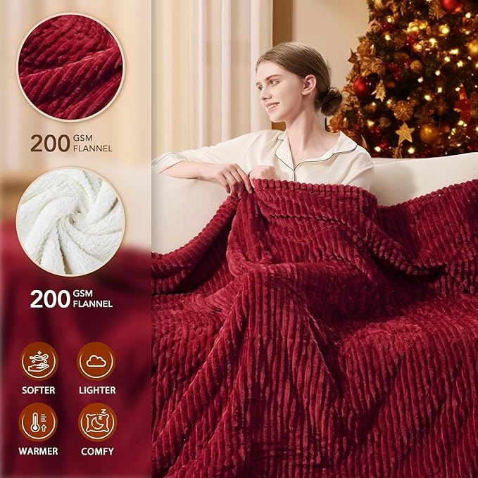 Homemate Electric Heated Blanket Full Size - Image 2