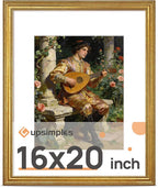 upsimples Vintage 16x20 Frames, Antique Gold Frames Display 11x14 by upsimples