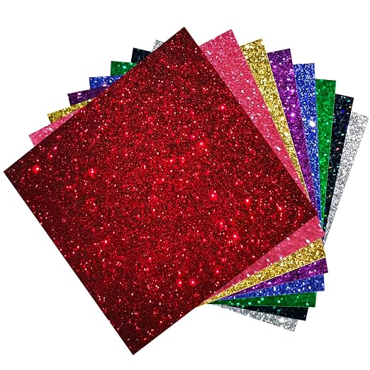 Glitter Acrylic Sheets 1/8 in Thick 8x8 Cast Sparkly Acrylic Sheets 3mm by FaeliKnise-BringFairytoLife