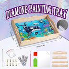 EWJRNSF Diamond Art Kits for Adults Wooden Serving Trays - Image 2