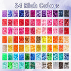QUEFE 4900pcs Pony Beads Kandi Bracelet Kit, Friendship Bracelet Making Kit - Image 3