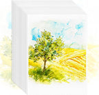 64 Sheets Watercolor Paper, Loose Drawing Paper Bulk | 140lb/300gsm Artist by Donyang