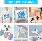guangyintong HTV Heat Transfer Vinyl Bundle, 52 Pack 12" x 10" Iron on Vinyl - Image 7