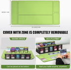 Kabinka Card Storage Box with Commander Display, 5-Row Deck Case with Removable - Image 4