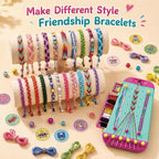 Arts and Crafts for Kids Age 8-12 Friendship Bracelet Making Kit for Girls - Image 7