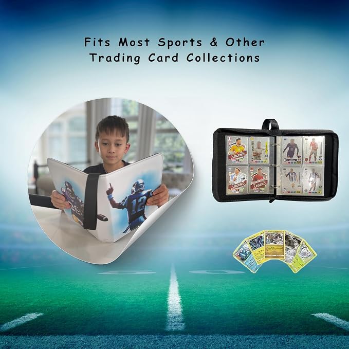 Football Card Binder – 440 Pockets, Waterproof Trading Card Album - Image 3