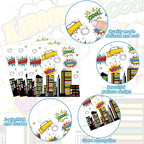 96 PCS Super Theme Hero Party Plates Napkins Hero Themed Party Tableware Hero - Image 4
