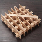 Wooden Dowels for Crafts, Wood Trim Wood Strips Slats for Wall 1/8" × 1" × 12" - Image 2