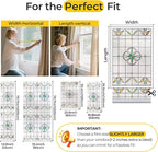 OHTMERU 3D Stained Glass Window Privacy Film, Heat Control UV Blocking Static - Image 7