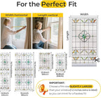 OHTMERU 3D Stained Glass Window Privacy Film, Heat Control UV Blocking Static - Image 7