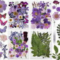 Dried Flowers for Resin 119Pcs | Pink Real Natural Pressed Flowers by CONVELIFE