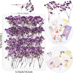 50Pcs Babys Breath Dried Pressed Flowers - Image 2