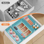 SpaceHacks 25 PCS Plastic Drawer Organizer Set, 4-Size Versatile Organizer - Image 4