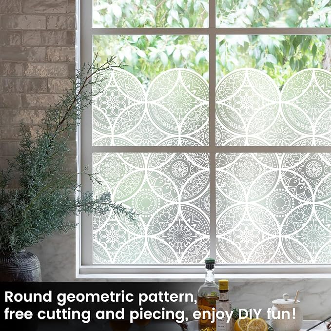 DKTIE Bohemian Decor Stained Glass Window Film - Image 5
