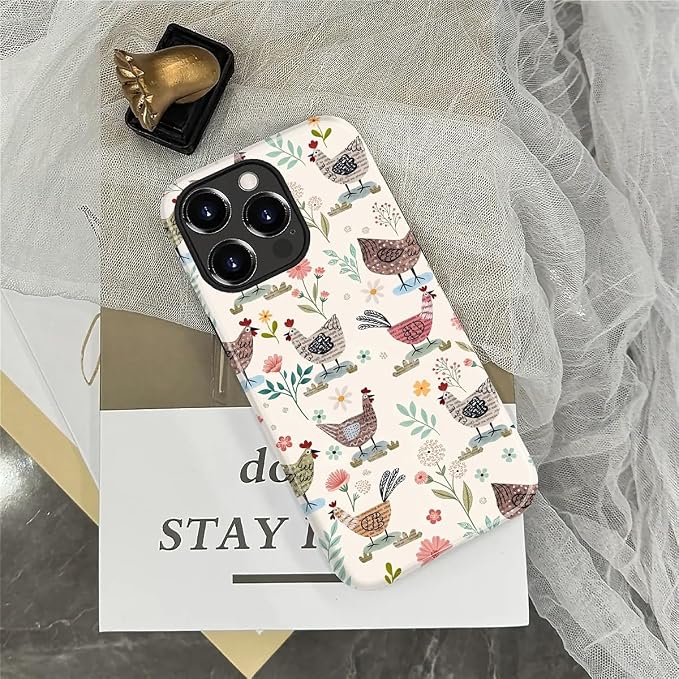 ZHEGAILIAN Case for iPhone 14 Pro, Chicken Farmhouse Animal Rooster Durable - Image 6