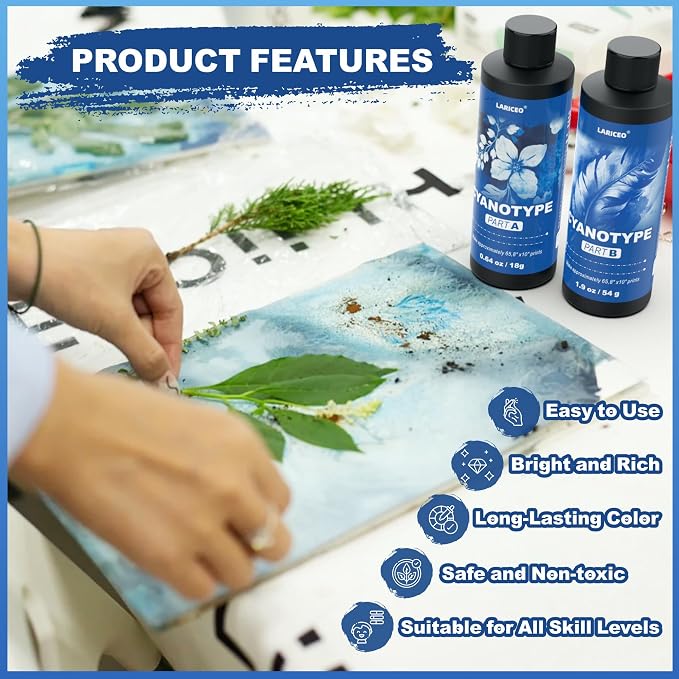 Cyanotype Kit, Cyanotype Chemicals Sensitizer Set - Image 2