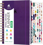 Clever Fox Dated Planner with Tabs 2026 – Weekly & Monthly Spiral Planner with by CleverFox