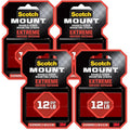Scotch-Mount Extreme Double-Sided Mounting Strips, 32 Strips Total, 1 in x 3 in by Unknown