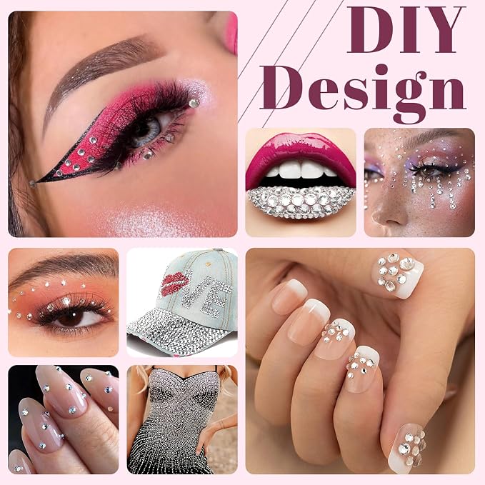 1500PCS 6mm Resin Rhinestones Bulk - Image 6