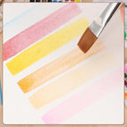 25 Sheets Watercolor Paper 8.5 x 11, 300 GSM Deckled Edge Paper Rough/Textured - Image 4