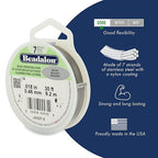 Beadalon 7 Strand Stainless Steel Bead Stringing Wire, 0.015 in / 0.38 mm - Image 2