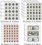 Ettonsun 398-Pocket Coin Collection Book, Coin Collection Supplies, Coin - Image 3