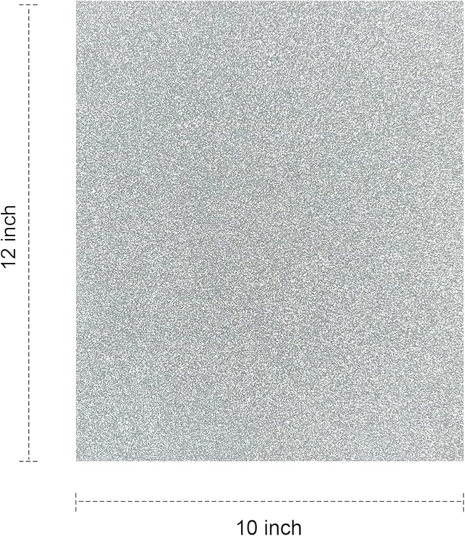 Heat Transfer Vinyl Sheets 12"x10" – PU & Glitter HTV - Image 2