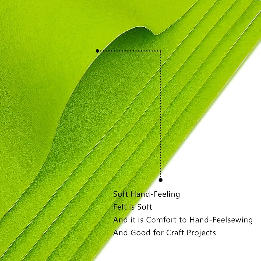 Jtnohx Self Adhesive Felt Sheets, 12 Pieces Felt Fabric - Image 2
