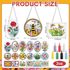Humyoun 65 Pcs Stained Glass Painting Starter Kit - Image 2