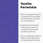 Textile Color Paint Periwinkle - Image 2