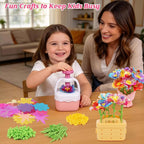 IQKidz Flower Bouquets Toy for Girls, DIY Arts and Crafts Kits for Kids Ages - Image 6