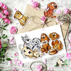 GLOBLELAND Cartton Dogs Clear Stamps - Image 3