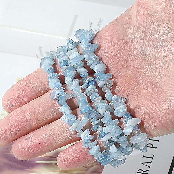 Crystal Chips with Holes for Jewelery Making 5mm-8mm Natural Gemstone Beads - Image 6