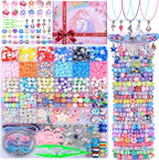 AIPRIDY 3200 Pieces Girls Toys Bracelet Making Kit, Unicorn/Mermaid Clay Beads by AIPRIDY