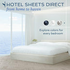 Hotel Sheets Direct 4 Piece Bed Sheet Set King Size, 100% Viscose Derived from - Image 9