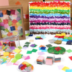 Simetufy 5400 Pcs 1 in Tissue Paper Squares 36 Assorted Colors - Image 8