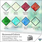 Gallery Glass Holiday Stained Glass Paint Kit, 8 Piece Set Perfect - Image 2