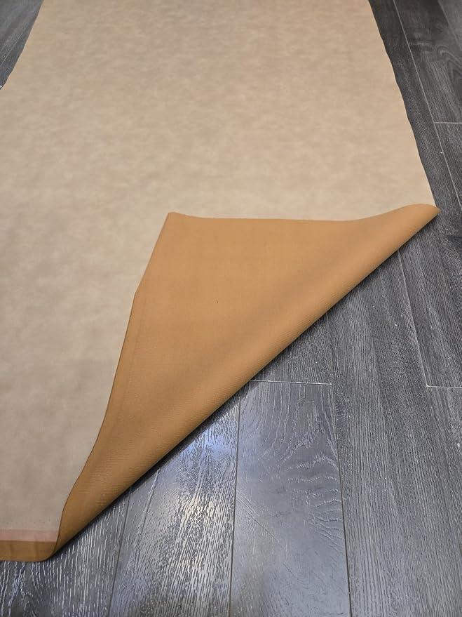 NAT Leathers™ | Taupe Almond Soft Faux Vegan Leather PU | 1 Yard Cut by the - Image 5