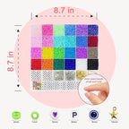 Redtwo 8000pcs 3mm Glass Seed Beads - Image 6