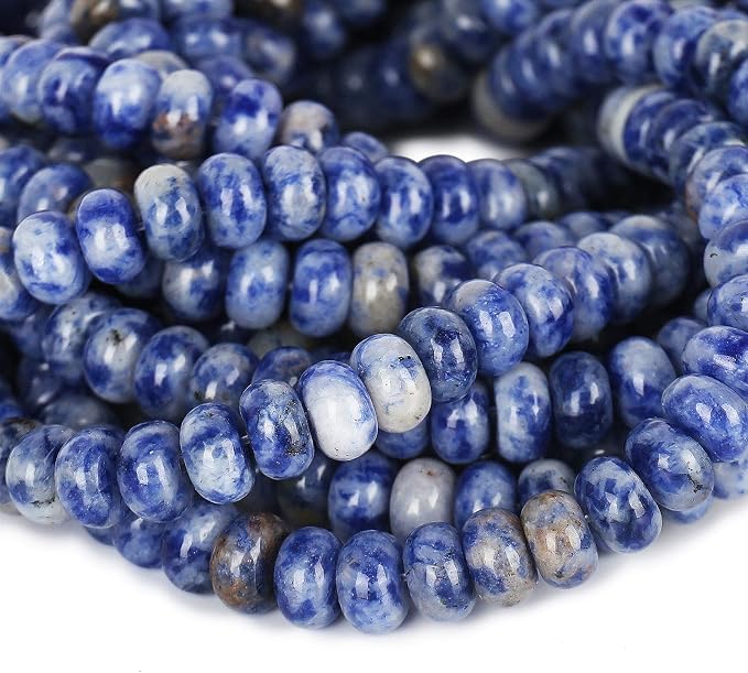 ICAI Beads 5x8mm Natural Beads Rondelle Spacer Loose Beads - Image 4