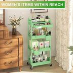 Goovilla 4 Tier Rolling Utility Cart Organizer - Image 5