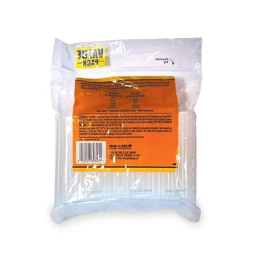 Gorilla Hot Glue Sticks, Mini Size 4" Long x 0.27" Diameter - Image 2
