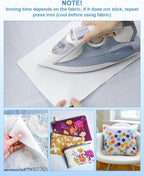 PLANTIONAL Iron-On Fusible Fleece Interfacing: 11.8 Inches x 10 Yards Medium - Image 7
