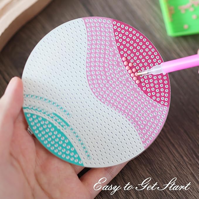 Temlum 6 Pcs Diamond Painting Coasters - Image 3