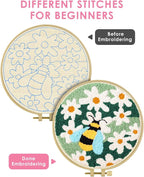 TINDTOP Punch Needle Kits, DIY Punch Embroidery Kits - Image 3