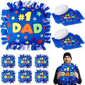 Chunful 6 Sets Christmas Tied Pillow Craft Kit Gifts #1 Dad Pillow Craft DIY by Chunful