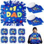 Chunful 6 Sets Christmas Tied Pillow Craft Kit Gifts #1 Dad Pillow Craft DIY by Chunful