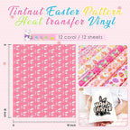 Tintnut Pink Easter Heat Transfer Vinyl, easy cut & weed, stretch washable - Image 2