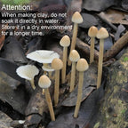 8-Pack Handmade Clay Mushrooms - Image 5