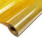 Glitter Iron On 12in X 8ft, HTV Heat Transfer Vinyl | Glitter HTV Easy to Cut & by YIWLOER